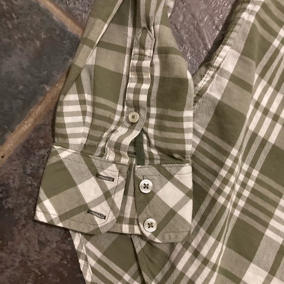 Talbots Plaid Print Button Down Tops Size S - Picture 7 of 10